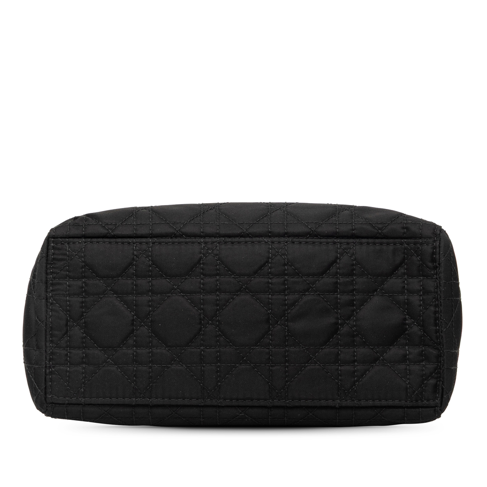 Pre-Loved Dior Medium Nylon Cannage Lady Dior - Picture 3 of 8
